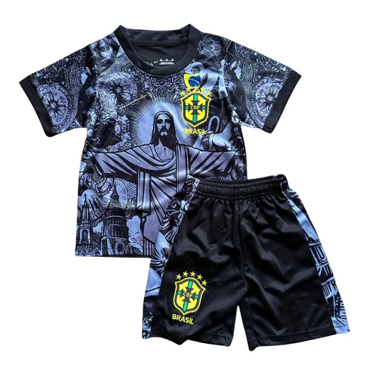 Brasilien Tröja Barn Special Blå